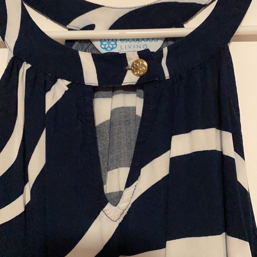 Halter top type shirt. Worn once.  No damage.